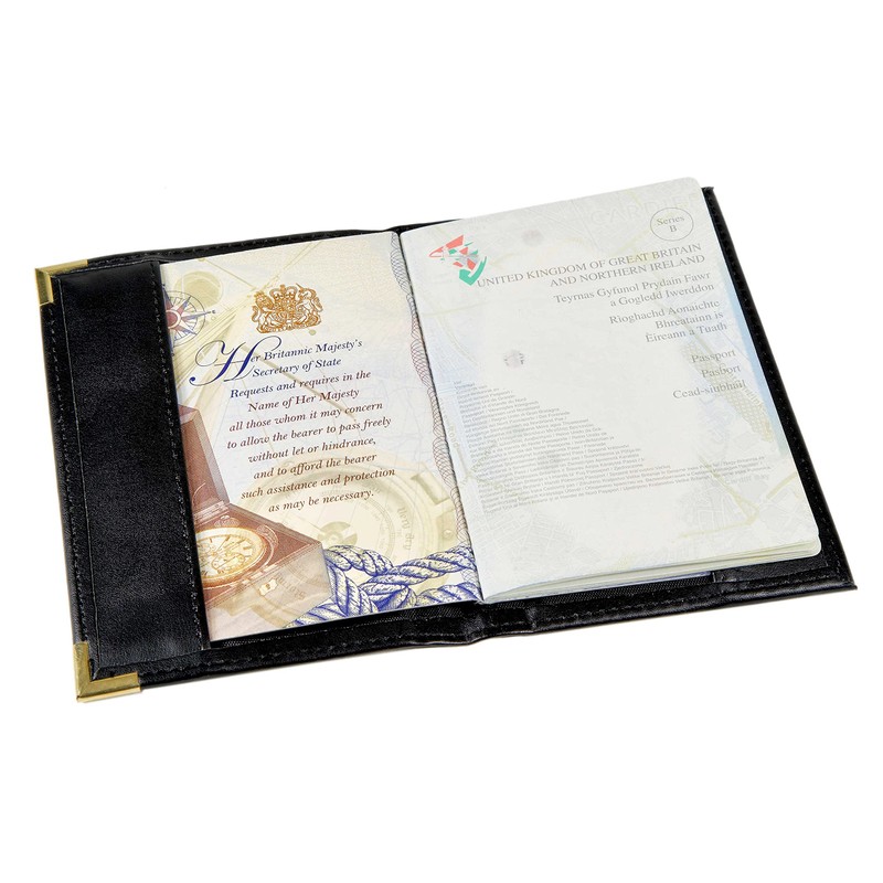 Esposti British Passport Holder - UK Passport Wallet - Non