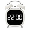 Digital Alarm Clock with Loud Double Bell Alarm for Heavy