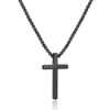 Ursteel Cross Necklace for Men, Gold Plated Cross Chain Stainless