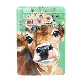 BestEioyo Slim Minimalist Front Pocket Wallet, Mini RFID Blocking Credit Card Holder Front Pocket Wallet, Coin Purse with ID Window for Women Ladies，Cattle