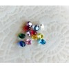 Birthstones 5mm round beautiful bling Glass CZ Floating Charm For