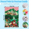 UNIQUORS Paint by Numbers Adult Landscape with Frame, Pack of