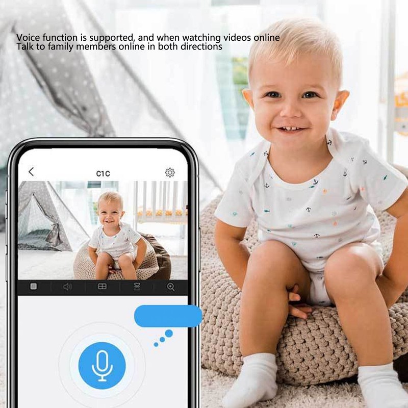 Smart Baby Monitor 1080HP WiFi Wireless 360 Degree Panoramic Camera