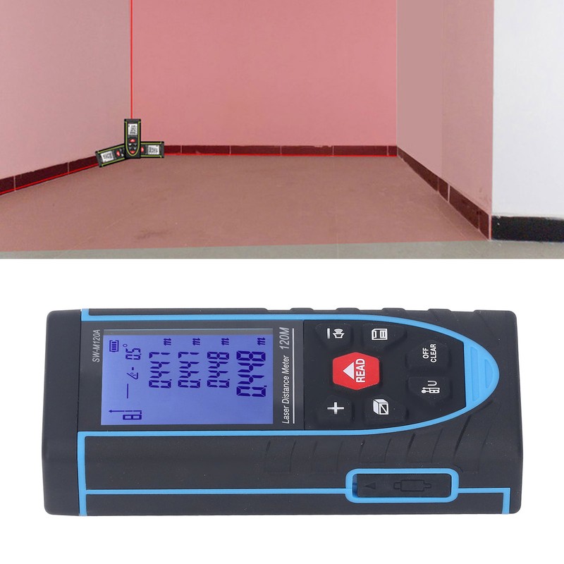 Digital Laser Distance Meter High Accuracy Handheld Infrared Range Finder