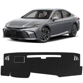 Bercicci Dash Cover for Toyota 2025 2026 Camry Accessories Flannel Dashboard Cover Dash Mat Center Console Cover Sunshield Protector Pad