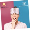 WOONEKY Weighted Sleep Eye Mask Decorative Silk Sleeping Blindfold Light