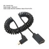 1.8m Coiled Cable Micro HD Multimedia Interface to Female HD