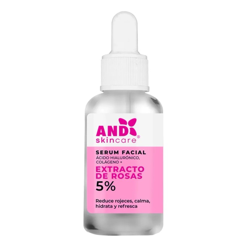 Srum Hipoalergnico AndSkincare cido Hialurnico Extracto Rosas 30ml