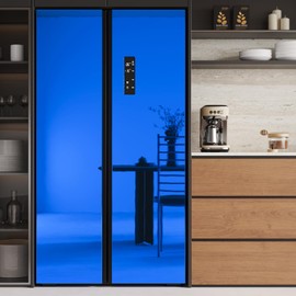 VaryPaper Royal Blue Mirror Contact Paper Peel and Stick Mirror Stickers Flexible Mirror Sheets Self Adhesive Blue Mirror Vinyl Reflective Mirror Wallpaper for Crafts Home Decor Cabinets 15.7''x78.7''