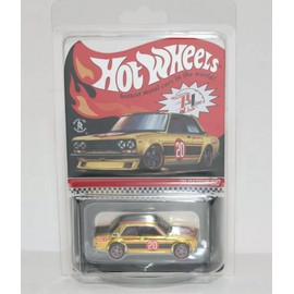 Hot Wheels 2020 RLC '71 Datsun 510, Red Line Club Exclusive (Gold)