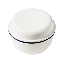 Takenaka Retro Moda Lunch Box, Navy Lunch Box, Upper Level, 8.1 fl oz (230 ml), Lower Level: 11.8 fl oz (350 ml)