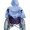 エンゼル 車いす用レインコート ケアーレイン ブルー