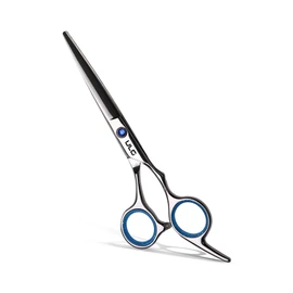 Hair Cutting Scissors, ULG Professional Hair Scissors 6.5 inch Right-Hand Razor Edge Barber Scissors Salon Hair Cutting Shears Hand Sharpened Blue