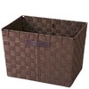 Pearl Metal Storage Basket Case Box Multi Deep Brown PP
