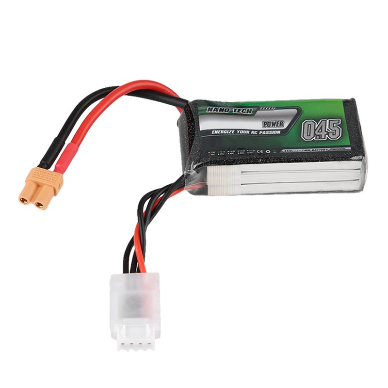 Airtonk 450mAh 11.1V 30C XT30 Plug Lithium Battery for Model