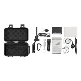 Performance Tool W9404 12-in-1 Essential Outdoor Gear Kit for Camping, Hiking, and Emergencies