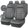CAR PASS Leather Seat Covers Full Set Universal Water Resistant