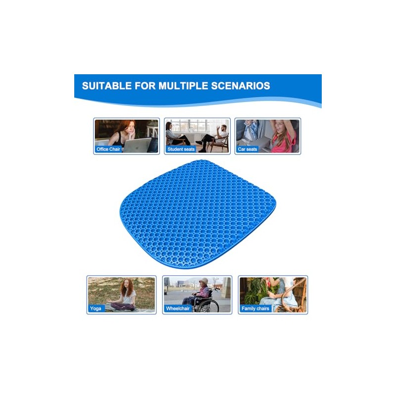 Large Gel Seat Cushion for Ultimate Comfort and Support