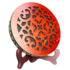 8'' Water Stream Drum | Rain Disk "Water-Fall" | Instrument for Sound Therapy | Ocean Drum | Sonic Energy Wave Drum | Yoga Meditation | Release Pressure | Music Healing Instrument (With Display Stand)