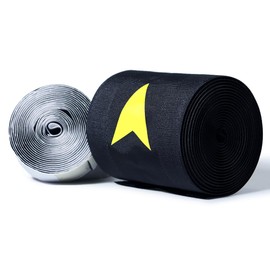 Arrow Pattern Floor Cord Cover with Adhesive Tape for Any Flooring Surface Overfloor Cord Protector Cable Grip Strip Management Hold Cords in Place for Power Cords Coaxial Cable (3.9” W X 10’L)