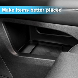 EDBETOS Pathfinder Lower Organizer Tray Compatible with Nissan Pathfinder 2022 2023 2024 2025 2026 S/SV/SL/Rock Creek/Platinum Accessories Floor Center Console Armrest Insert Tray Storage Box