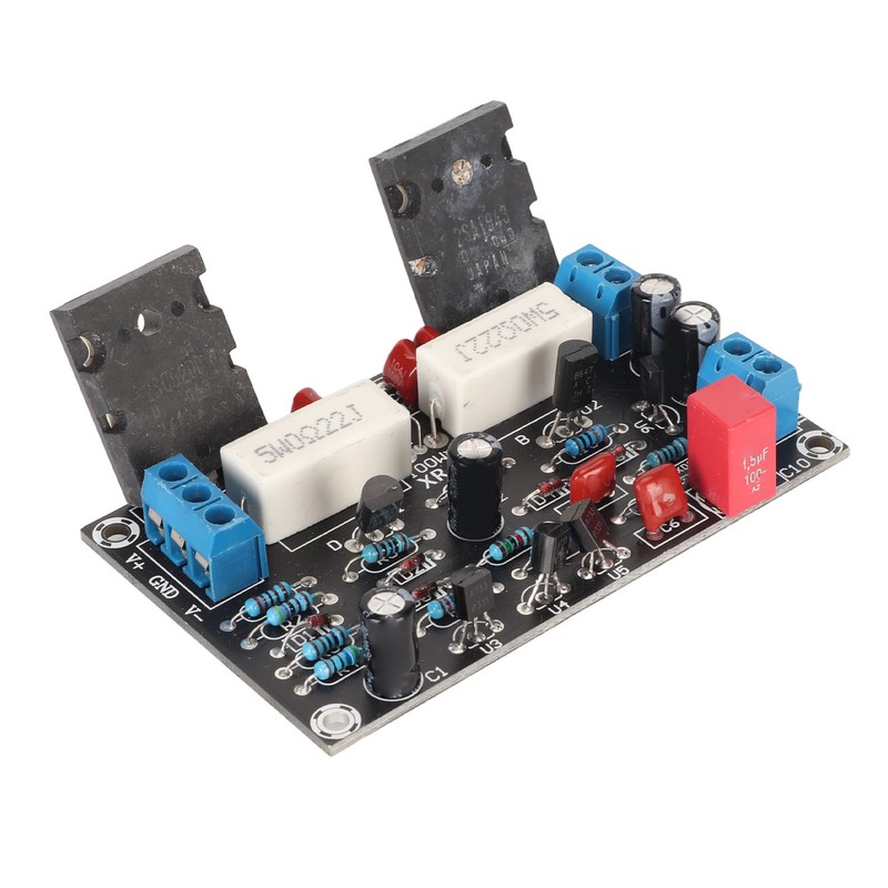 Power Amplifier Board Mono High Power 2SC5200 2SA1943 Quiet 100W