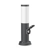 ledscom.de Poru Bollard Light with Socket for Outdoor Use, Anthracite,