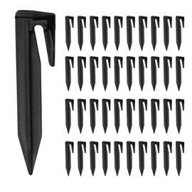 120pcs Ground Anchor Pegs, Ground Pegs for Robotic Lawnmower Boundary Cables Wire, Lawn Mower Accessories, Ground Spikes Ground Hooks for Robotic Lawnmower Spikes Compatible with Gardena Bosch Worx