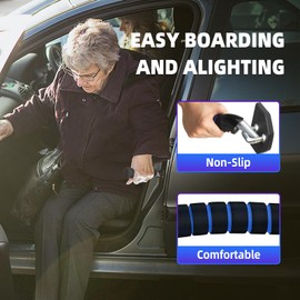 Vexellence Car Handle Assist for Elderly Car Door Handle, Mobility Car Assist Transfer Support Handle, Multifunction Automotive Grab Handles, Aids for Disabled and Elderly（ 2Pack, Blue）