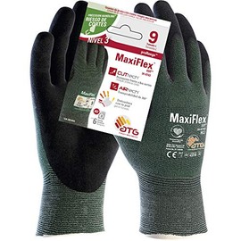 ATG 34-8743 Maxiflex® Cuttm cut protection glove Level 3B, gray / green, size 7, 1 pair