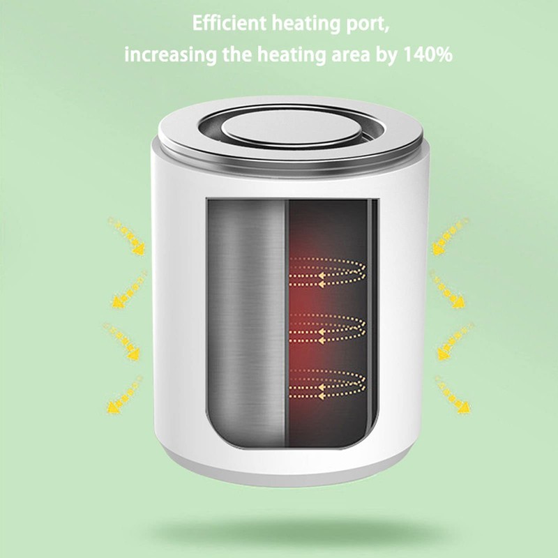 Calentador de Biberones Portátil, 4 Selecciones de Temperatura, Recargable, Apto