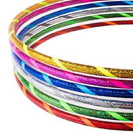 Glamour Hula Hoop Diameter 100 cm Silver