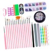Baluue Nail Art Decoration Set 7-Piece Professional Manicure Tool Kit