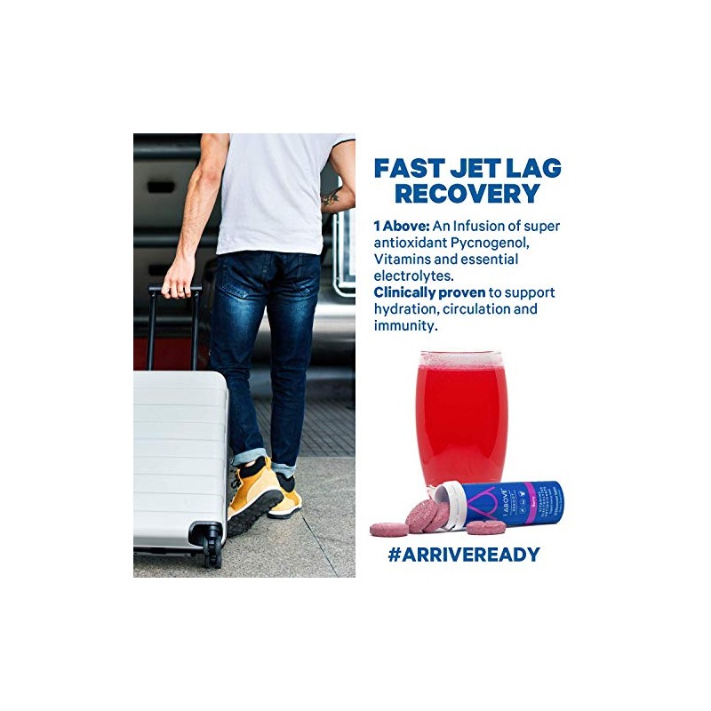 1ABOVE Comprimidos para el Alivio del Jet Lag : Multivitam?nico
