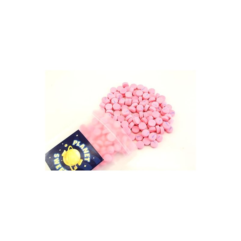 Planet Sweets Pink Wintergreen Lozenges Mint Candy - 1.5 Pounds