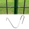 T-Post Clips Galvanized Steel Fence Clips 250 PCS 10 Gauge