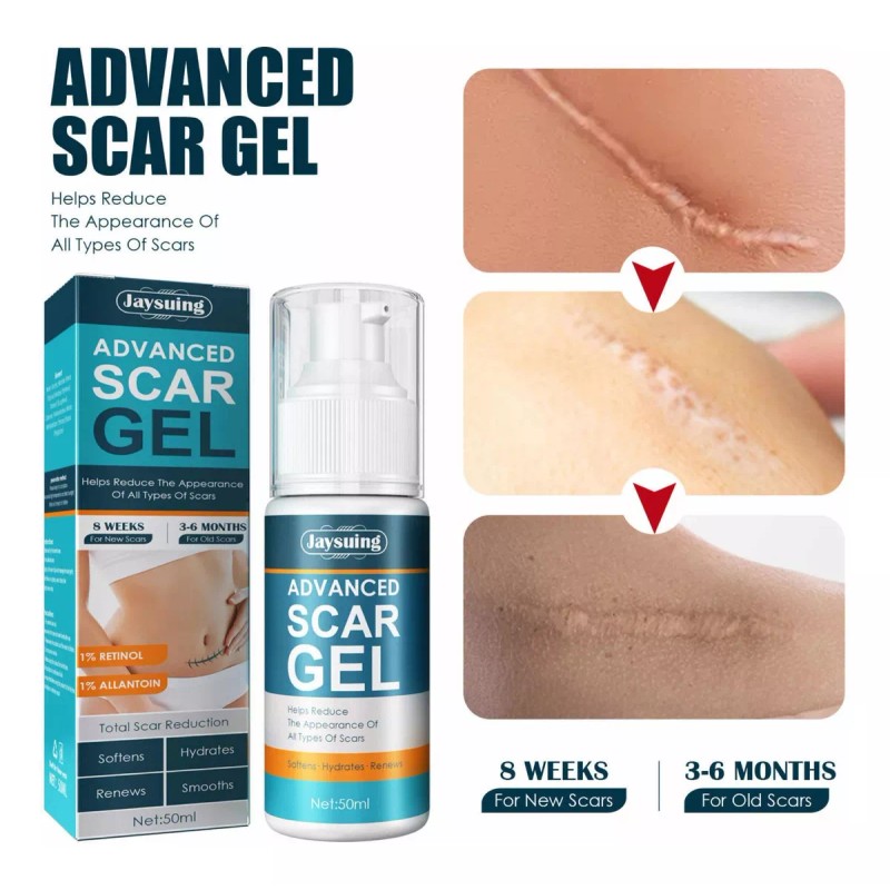 Jaysuing Crema/gel Para Cicatrices Profundas,marcas, Cacarizos
