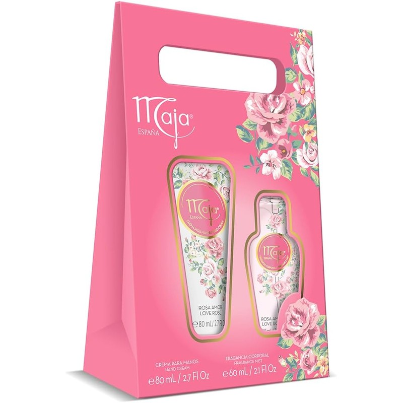 Maja, Estuche Coleccionable Love Rose 2 piezas, contiene un Body