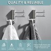 Angle Simple Swivel Towel Hooks, SUS 304 Stainless Steel Foldable