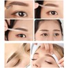 ZAAWUUT 24 Pairs Eyebrow Sticker Stencils,Adhesive Eyebrow Shape Template Kit,3