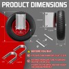 USCaster 6 Inch Gate Wheel – Caster for 1-5/8" to