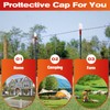 50 Pcs T Post Safety Caps, Safe T-Post Caps T