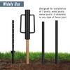 Fence Post Driver T Post Pounder with Handle 16 LB,