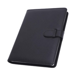 Photo Album, PU Leather Picture Album for Wide 400 300 210, 80 Pockets and Buckle Design, Wallet Photo Album Book for 5 Inch Pictures (Black)