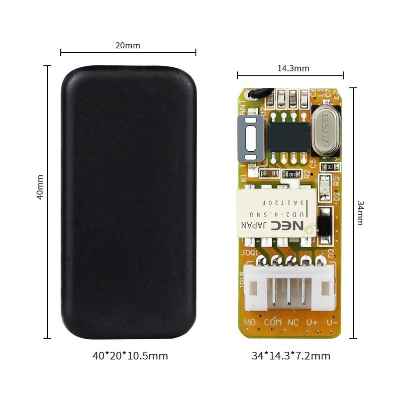 DC 5V 6V 9V 12V Wireless Control Switch 433mhz Remote