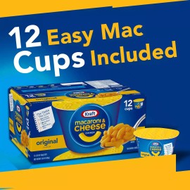 Kraft Original Macaroni and Cheese Easy Microwavable Dinner (12 pk.) Great Price