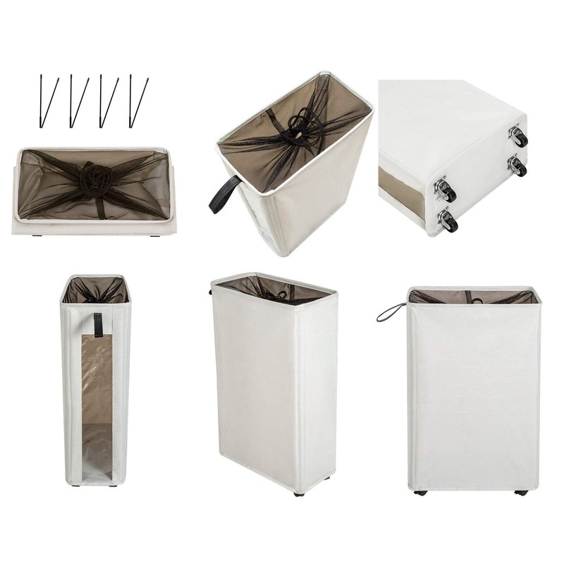 ZERO JET LAG 25 Inches Slim Laundry Storage Hamper -