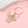 PHAETON 20PCS Crystal Butterfly Keychain Butterfly Shape Key Chain with
