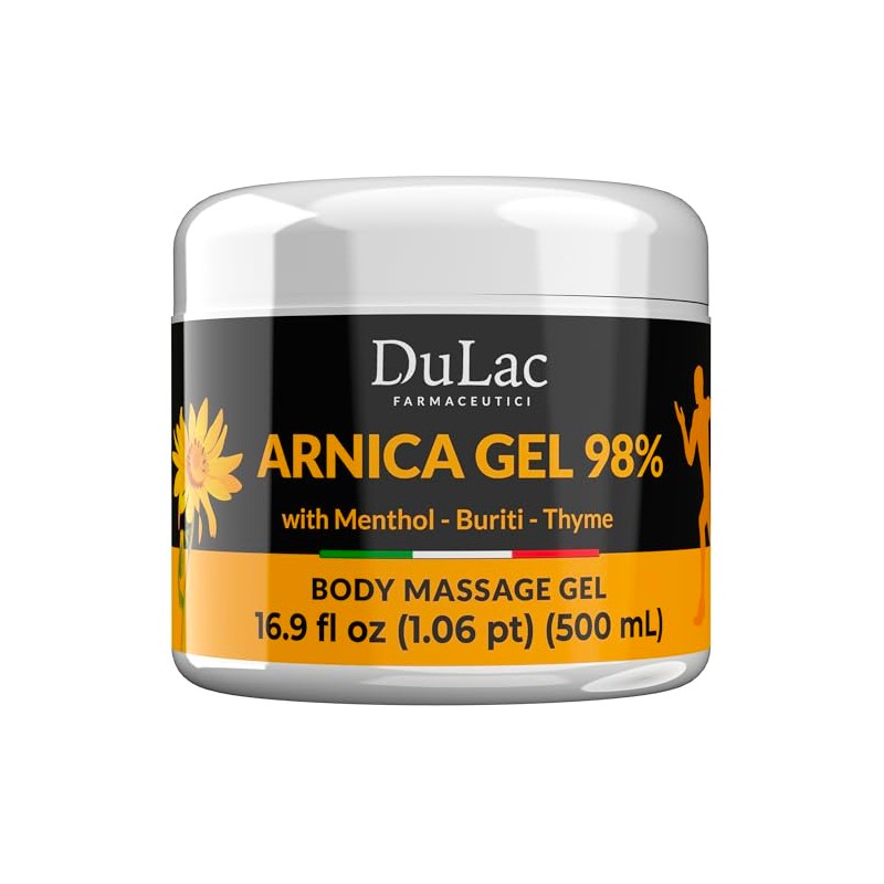 Dulac Arnica Body Massage Gel – Water-Based Cosmetic Massage Gel