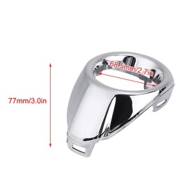 Car Fog Light Cover, 1 Pair of Front Bumper Fog Light Fog Lamp Bezel Driving Decoration Cover Trim Silver for Ford Focus 2012-2014